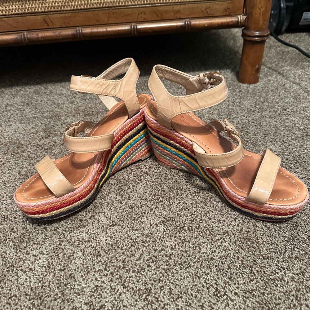 Kate Spade espadrille wedges